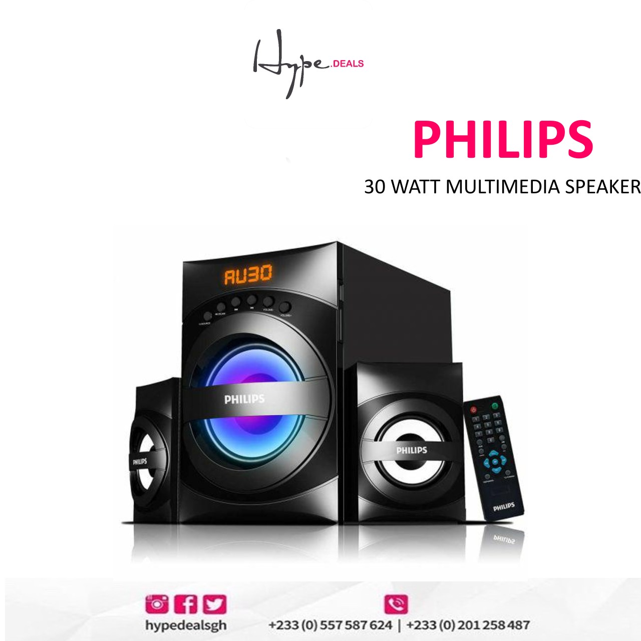 Philips 30 Watt Multimedia Speaker (MMS3535F)